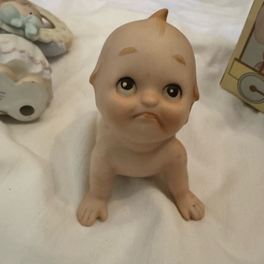 Adorable Ceramic Lefton Kewpie Figurine